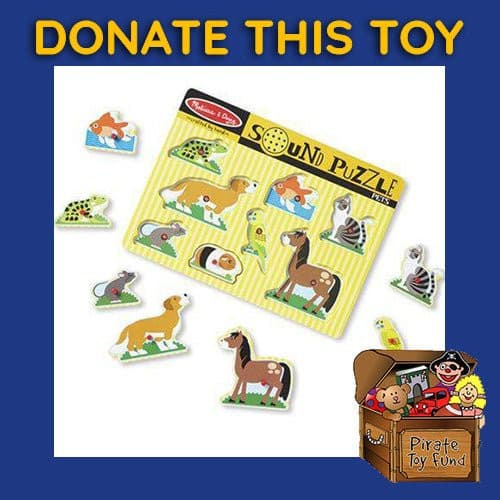 DONATE THIS TOY - Pirate Toy Fund - Melissa & Doug -Pets Sound Puzzle - by Melissa and Doug