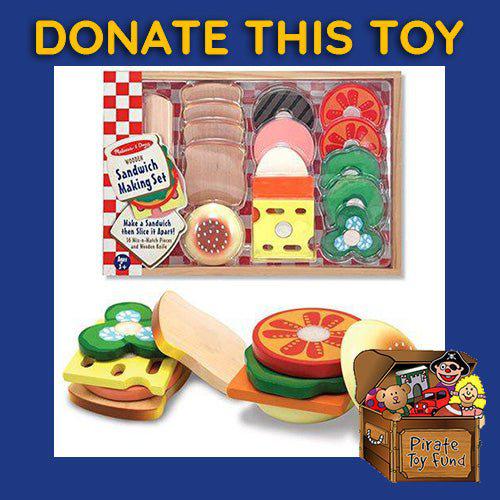 DONATE THIS TOY - Pirate Toy Fund - Melissa & Doug - Sandwich Making Set - by Melissa and Doug