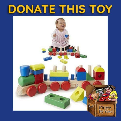 DONATE THIS TOY - Pirate Toy Fund - Melissa & Doug - Stacking Train Toy - by Melissa and Doug