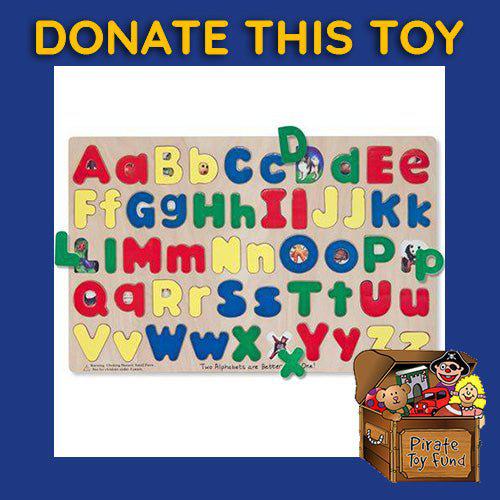 DONATE THIS TOY - Pirate Toy Fund - Melissa & Doug- Upper & Lowercase Alphabet - by Melissa and Doug