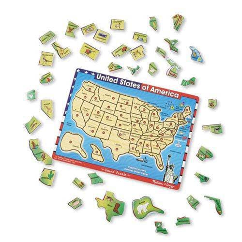 DONATE THIS TOY - Pirate Toy Fund - Melissa & Doug - U.S.A. Map Sound Puzzle - by Melissa and Doug