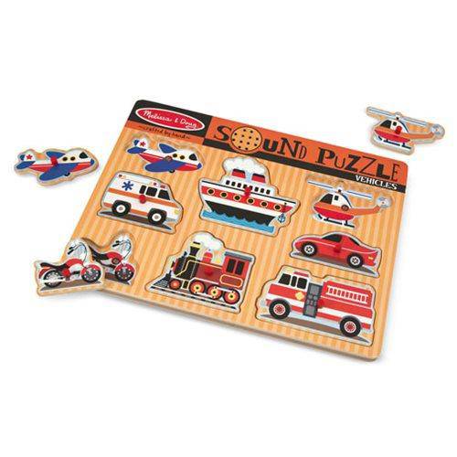 DONATE THIS TOY - Pirate Toy Fund - Melissa & Doug- Vehicles Sound Puzzle - by Melissa and Doug