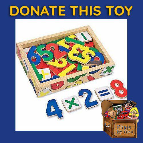 DONATE THIS TOY - Pirate Toy Fund - Melissa & Doug - Wooden number magnets - by Melissa and Doug