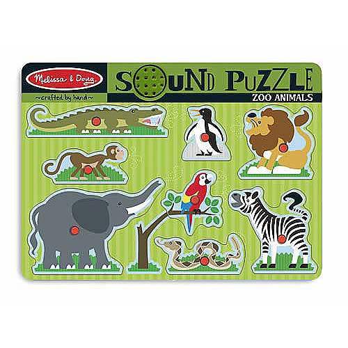 DONATE THIS TOY - Pirate Toy Fund - Melissa & Doug-Zoo Animals Sound Puzzle - by Melissa and Doug