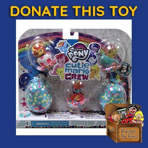 DONATE THIS TOY - Pirate Toy Fund - My Little Pony Cutie Mark Crew Series 5-Pack - Championship Party - by Hasbro