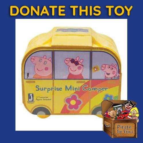 DONATE THIS TOY - Pirate Toy Fund - Peppa Pig Blind Pack - Surprise Mini Camper (Random Color) - by Jazwares