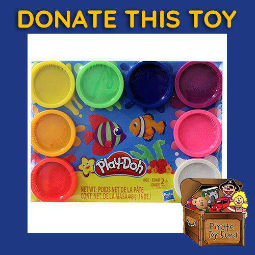 DONATE THIS TOY - Pirate Toy Fund - Play-Doh 8 Pack - Rainbow - by Hasbro