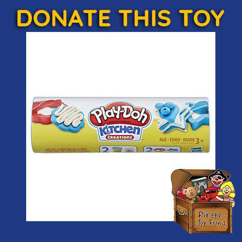 DONATE THIS TOY - Pirate Toy Fund - Play-Doh Cookie Canister - Sugar Cookie - by Hasbro