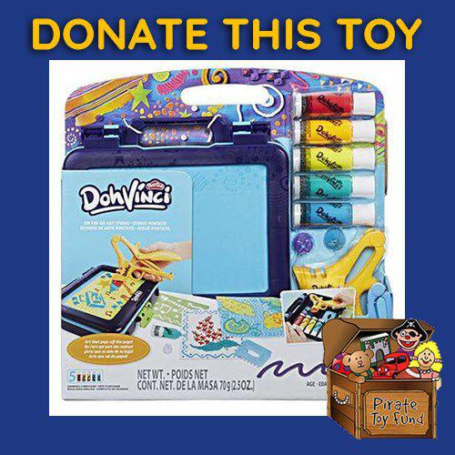 DONATE THIS TOY - Pirate Toy Fund - Play-Doh DohVinci On the Go Art Studio - by Hasbro