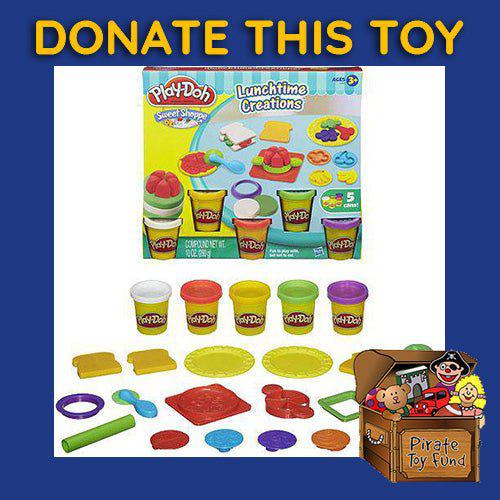 DONATE THIS TOY - Pirate Toy Fund - Play-Doh Sweet Shoppe Lunchtime Creations - by Hasbro