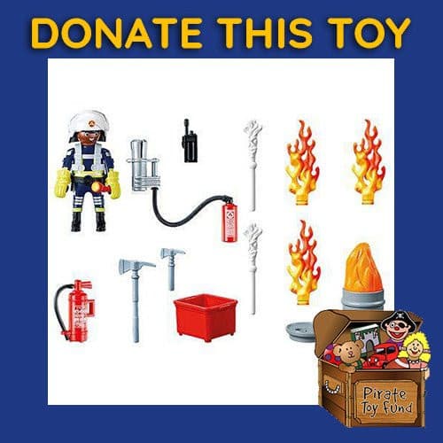 DONATE THIS TOY - Pirate Toy Fund - Playmobil 70291 Fire Rescue Gift Set - by Playmobil