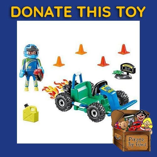 DONATE THIS TOY - Pirate Toy Fund - Playmobil 70292 Go-Kart Racer Gift Set - by Playmobil