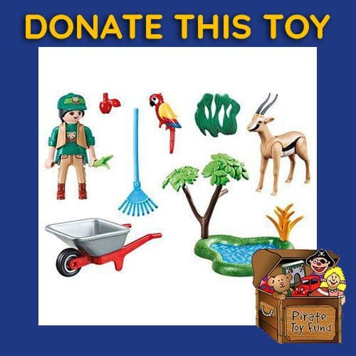 DONATE THIS TOY - Pirate Toy Fund - Playmobil 70295 Zoo Gift Set - by Playmobil