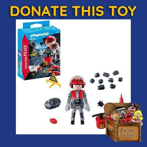 DONATE THIS TOY - Pirate Toy Fund - Playmobil 9092 Special Plus Rock Blaster with Rubble - by Playmobil