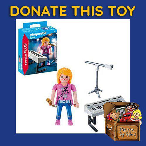 DONATE THIS TOY - Pirate Toy Fund - Playmobil 9095 Special Plus Singer with Keyboard - by Playmobil