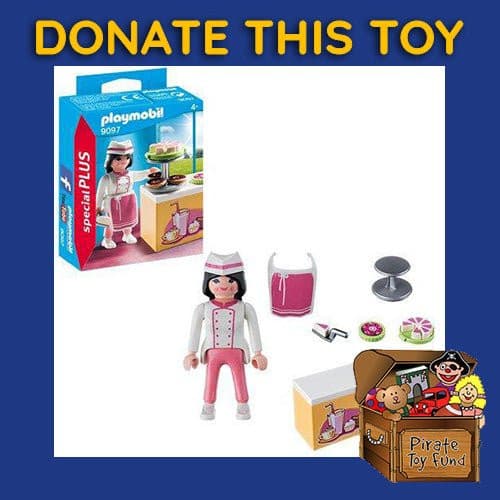 DONATE THIS TOY - Pirate Toy Fund - Playmobil 9097 Special Plus Pastry Chef - by Playmobil