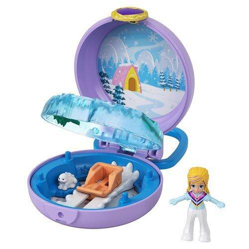 DONATE THIS TOY - Pirate Toy Fund - Polly Pocket Polly Snow Cabin Compact - by Mattel