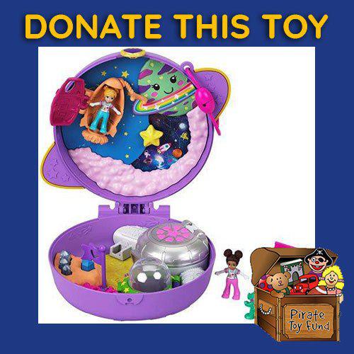 DONATE THIS TOY - Pirate Toy Fund - Polly Pocket Saturn Space Explorer Compact - by Mattel