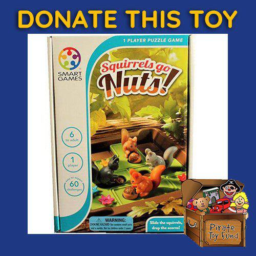 DONATE THIS TOY - Pirate Toy Fund - Squirrels Go Nuts! Puzzle Game - by Smart Games