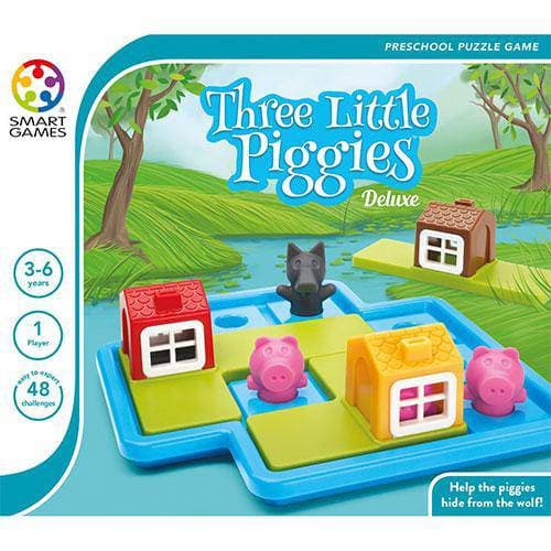 DONATE THIS TOY - Pirate Toy Fund - Three Little Piggies - Deluxe Puzzle Game - by Smart Games