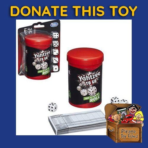 DONATE THIS TOY - Pirate Toy Fund - Yahtzee To Go Game - by Hasbro