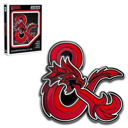 Dungeons & Dragons Ampersand Augmented Reality Enamel Pin - by Pinfinity