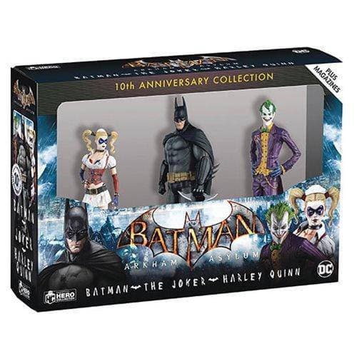 Eaglemoss DC Arkham Asylum 3 Figure Box Batman / Harley / Joker - by Eaglemoss Publications