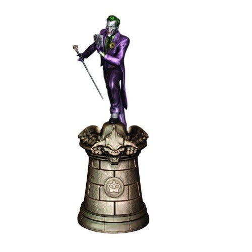 Eaglemoss DC Superhero Joker Black King Chess Piece with Collector Magazine #2 - by Eaglemoss Publications