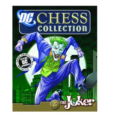Eaglemoss DC Superhero Joker Black King Chess Piece with Collector Magazine #2 - by Eaglemoss Publications