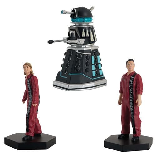 Eaglemoss Doctor Who Festive Special Figurine Box Set - Revolution of the Daleks Figurine Box Set (13th Doctor, Jack Harkness, Defense Drone Dalek) - by Eaglemoss Publications