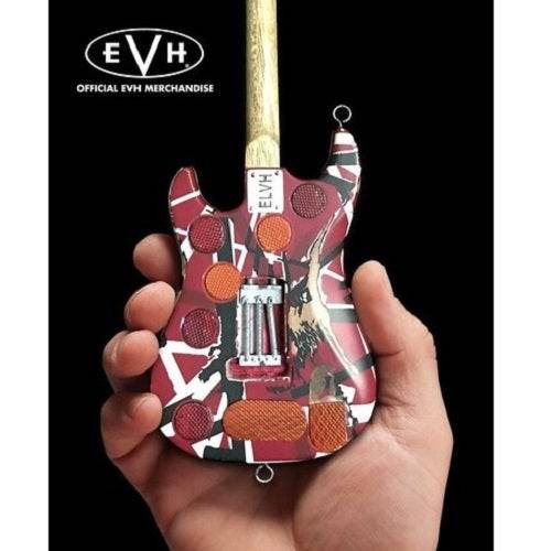 Eddie Van Halen Frankenstein Red & White Mini Guitar Replica Collectible - by Axe Heaven