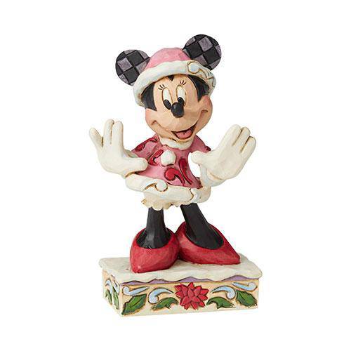 Enesco Disney Micky Mouse - Disney Traditions Minnie Christmas Personality - by Enesco