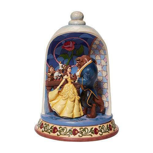 Enesco Disney Traditions Beauty and the Beast Rose Dome "Enchanted Love" by Jim Shore Statue - by Enesco