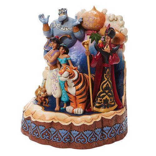 Enesco Disney Traditions Carved by Heart Aladdin "A Wondrous Place” by Jim Shore Statue - by Enesco