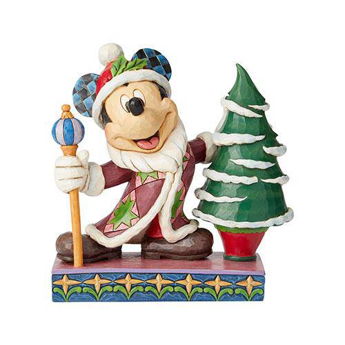 Enesco Disney Traditions Mickey Father Christmas "Jolly Ol' St. Mick" by Jim Shore - by Enesco