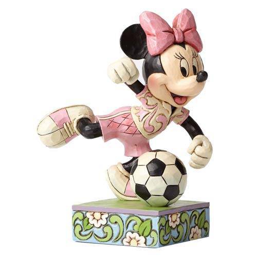 Enesco Disney Traditions Minnie Mouse Soccer Goal Statue - by Enesco