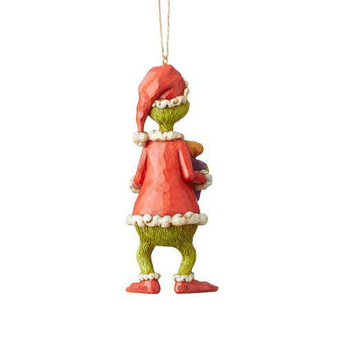 Enesco Dr. Seuss The Grinch - Grinch Holding Present Orn - by Enesco