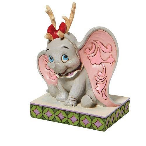 Enesco Jim Shore Disney Traditions Collection - Dumbo “Santa’s Cheerful Helper” - by Enesco