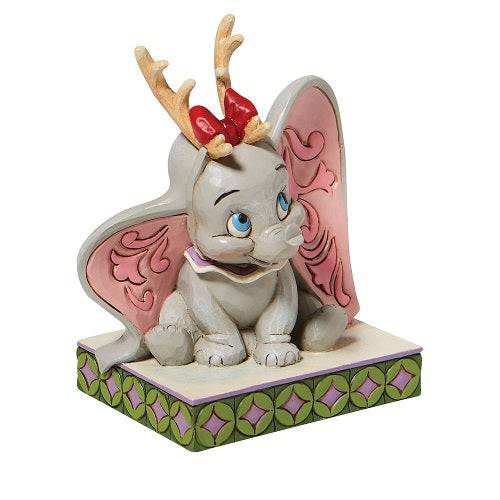 Enesco Jim Shore Disney Traditions Collection - Dumbo “Santa’s Cheerful Helper” - by Enesco