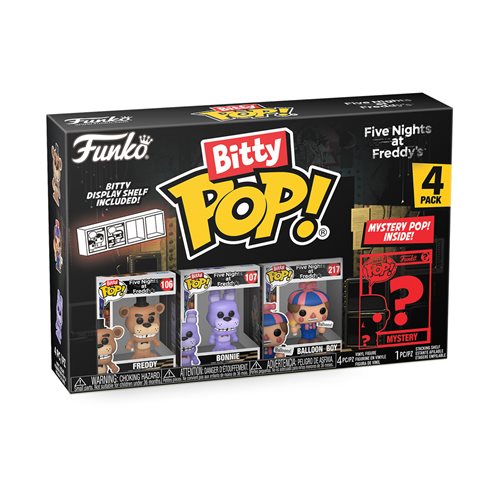 Five Nights at Freddy's Freddy Funko Bitty Pop! Mini-Figure 4-Pack