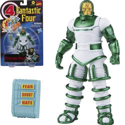 Fantastic Four Retro Marvel Legends Psycho-Man 6-Inch Action Figure - by Hasbro