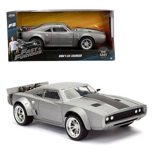 Fast Furious 8 Dom's Ice Charger 1:24 Scale Die-Cast Metal Vehicle - by Jada Toys