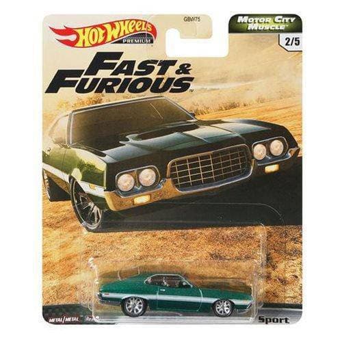 Fast & Furious Hot Wheels Premium Vehicle 2020 - 2/5 '72 Ford Gran Torino Sport - by Mattel