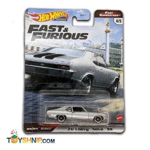 Fast & Furious Hot Wheels Premium Vehicle 2021 - 4/5 '70 Chevy Nova SS - by Mattel