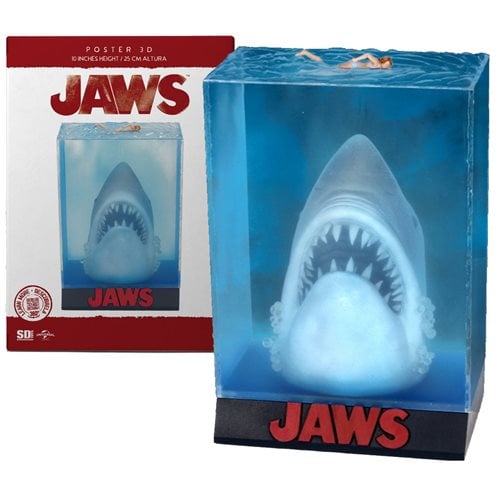 Jaws Movie Poster Statue