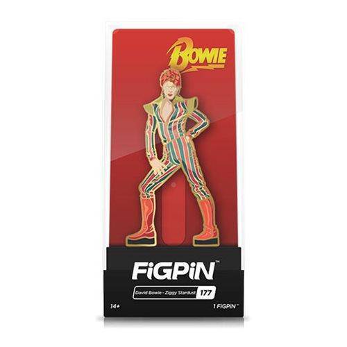 FiGPiN #177 David Bowie as Ziggy Stardust FiGPiN Enamel Pin - by FiGPiN