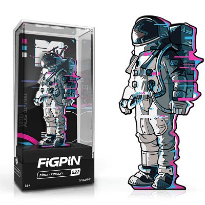 FiGPiN #522 - MTV - Moon Person Enamel Pin - by FiGPiN