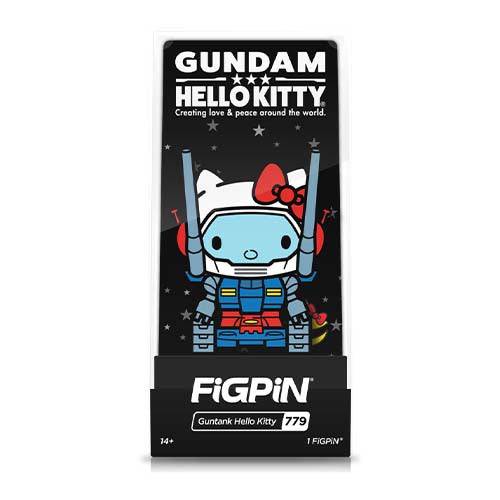 FiGPiN #779 - Gundam x Sanrio - Guntank Hello Kitty Enamel Pin - Limited Edition - by FiGPiN