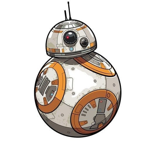 FiGPiN #887 - Star Wars - The Force Awakens - BB-8 Enamel Pin - by FiGPiN