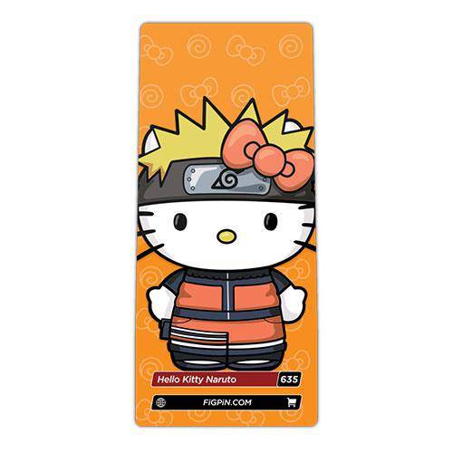 FiGPiN Enamel Pin - Naruto x Hello Kitty - Select Figure(s) - by FiGPiN